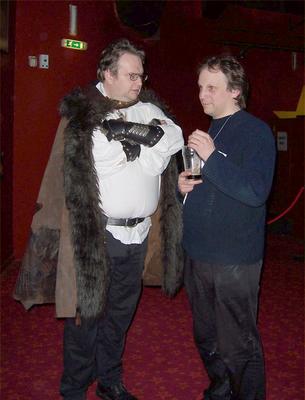 Father Crilly discusses the finer points of theology with the Papal Inquisitor